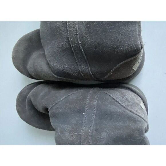 UGG Australia Larynn 1005396K Grey Suede Boots Girls Sz 5 Women’s 7 - Picture 6 of 10